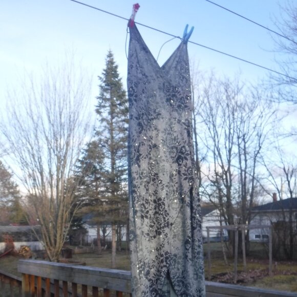 Snakeskin and Roses glitter bodycon dress by Hourglass size US Large - Picture 4 of 10